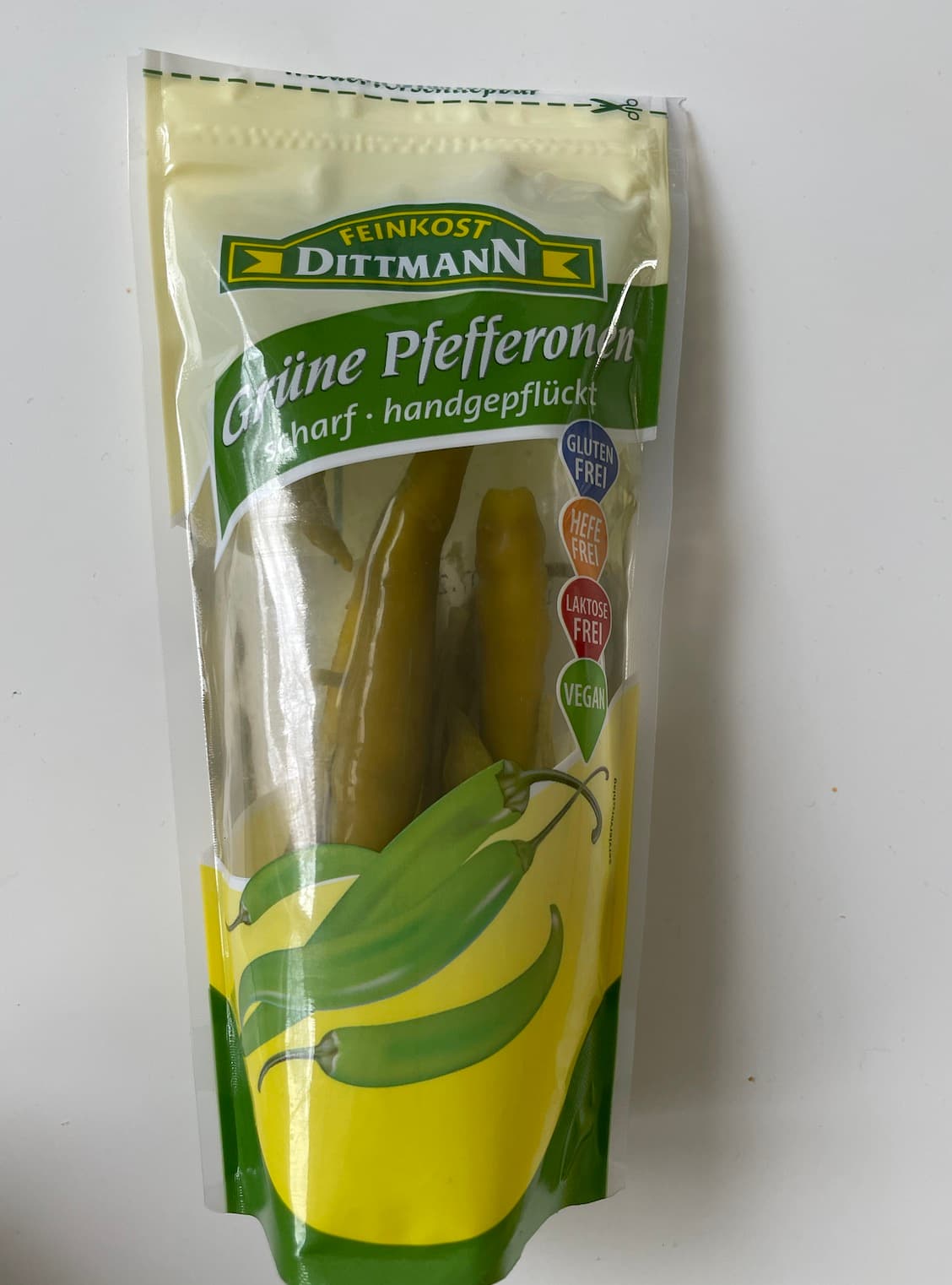 pickled green chili peppers