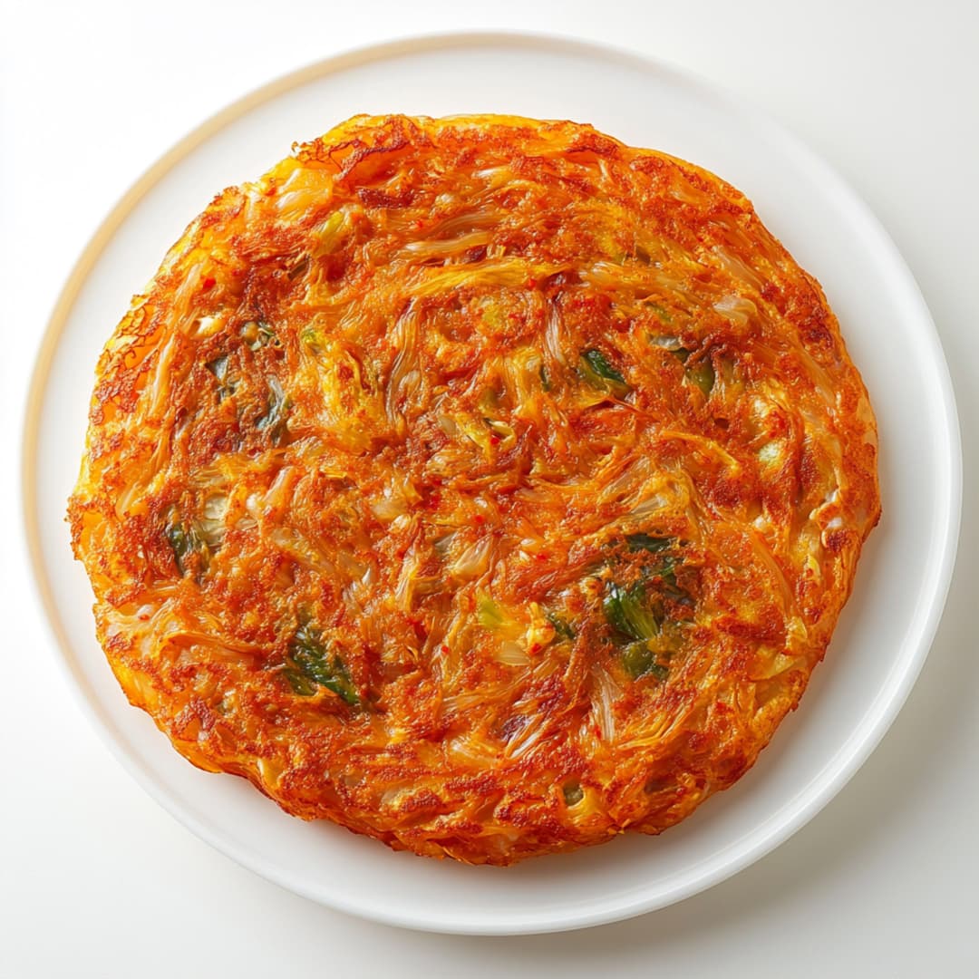 Kimchi Jeon (Koreanischer Kimchi-Pfannkuchen, 김치전) Thumbnail
